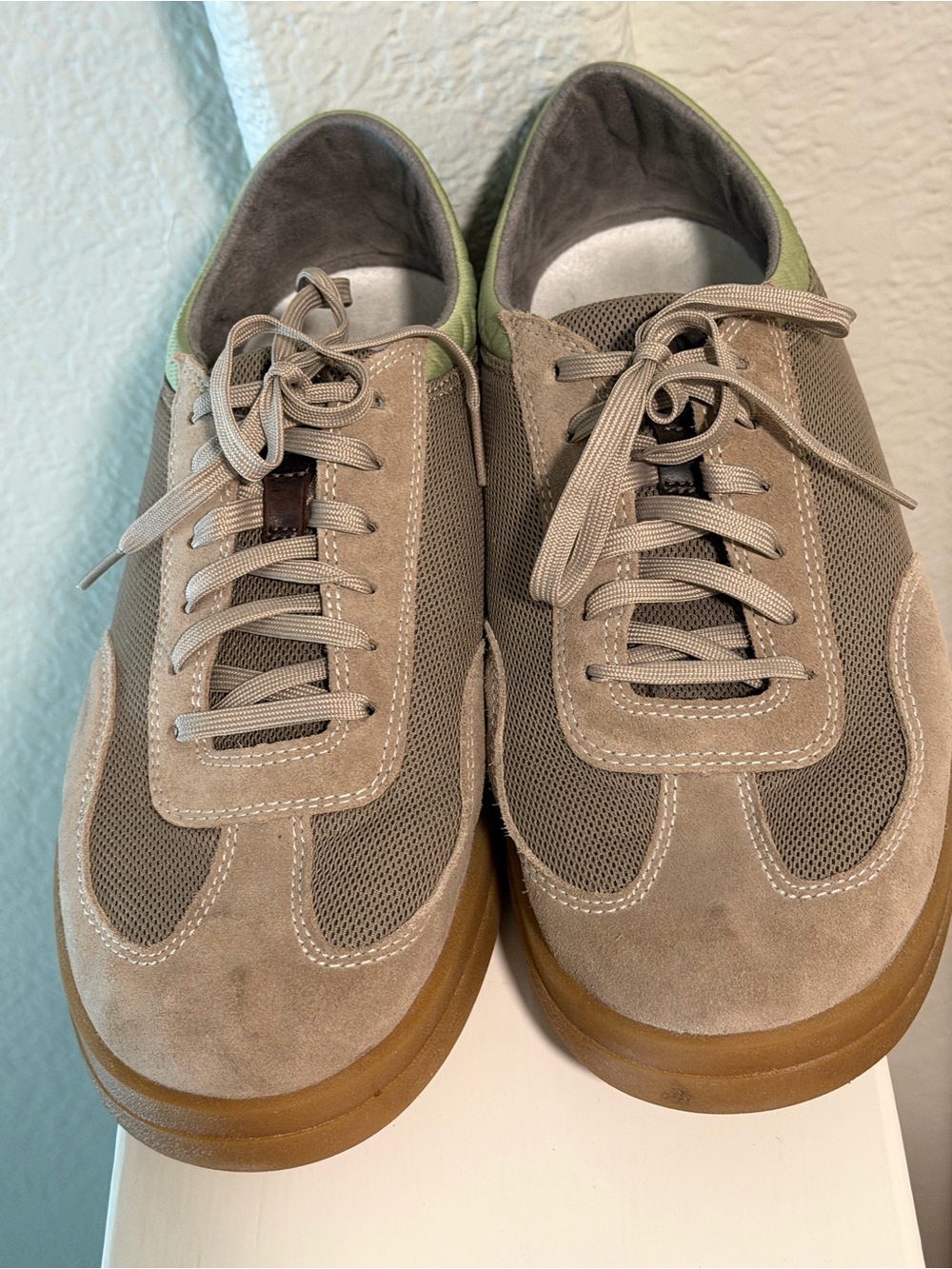 OluKai Men's Punini Clay/Lemongrass Sneakers
